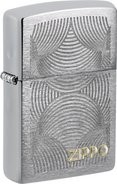 ZIPPO chrom gebuerstet TT "Fans" 60006995