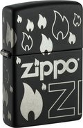 ZIPPO schwarz gelasert "Zippo Windproof" 60006982