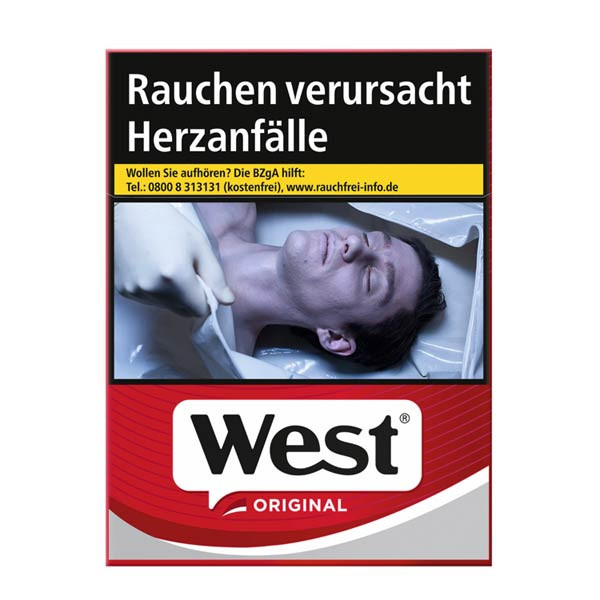 WEST Zigaretten Original Automatenpackung