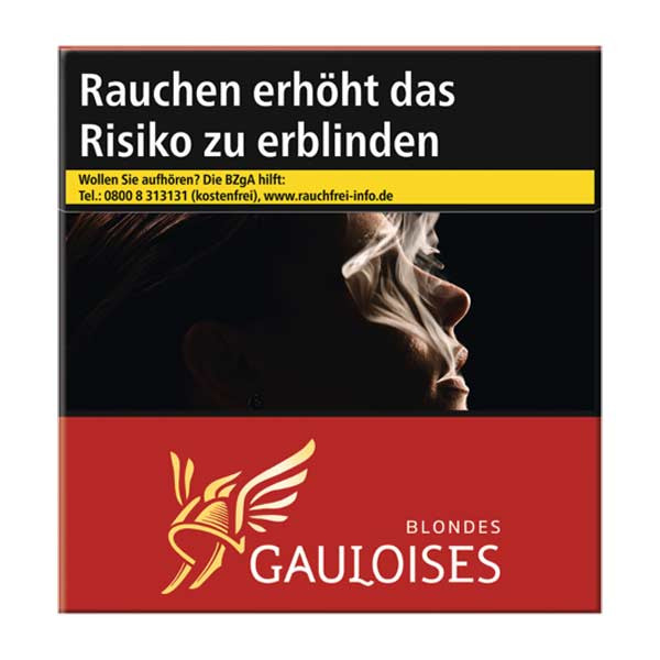 Gauloises Zigaretten Blondes rot