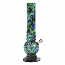 Bong Acryl Graffity blau-gruen 26 cm