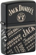 ZIPPO schwarz gelasert "Jack Daniels No 7" 60007230