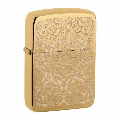 ZIPPO messing gebürstet Ornamental Design 60006154