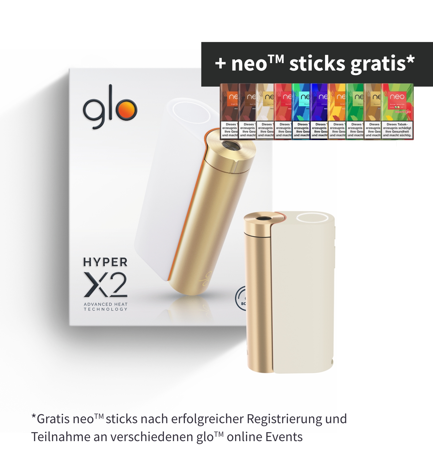 Glo - Tabakerhitzer Hyper+ Starter Kit, 23,20 €