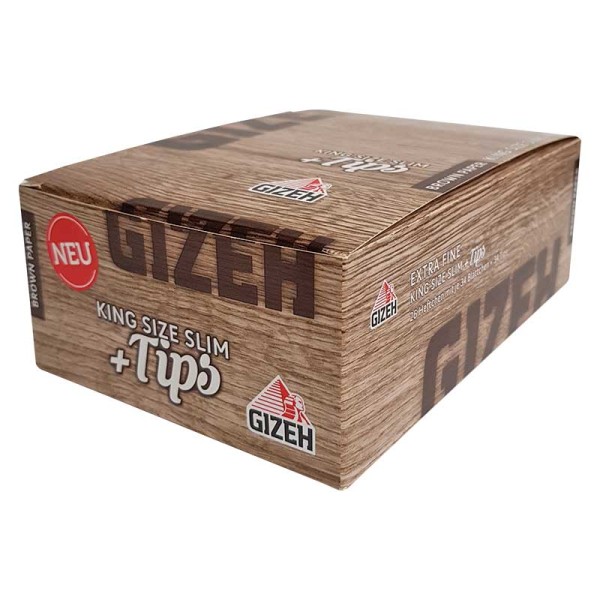 Box Gizeh PAPIER Slim 6mm Filter, 20 Päckchen à 120 Filter