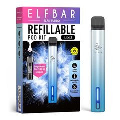 ELFBAR ELFA TURBO REFILL POD KIT CYAN