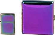 ZIPPO + Zigaretten-Etui Rainbow/Spectrum