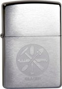 ZIPPO chrom gebuerstet grav. "Glaser" 1100096