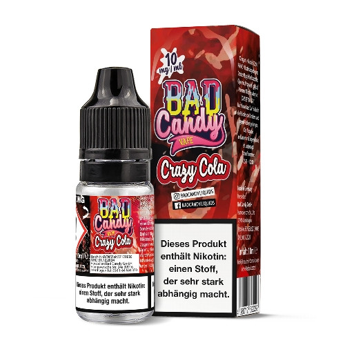 E-Liquid Nikotinsalz BAD CANDY Crazy Cola 10 mg