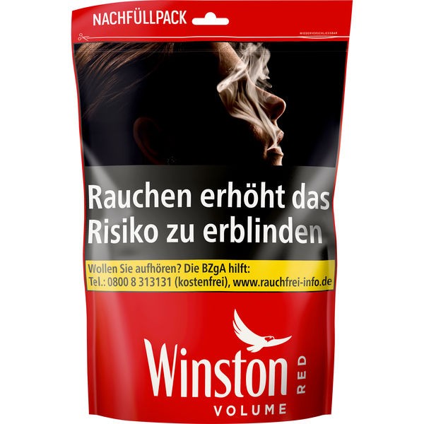 Zigarettentabak WINSTON Volumen 160 Gramm (BEUTEL) Online Kaufen, Für nur  39,95 €