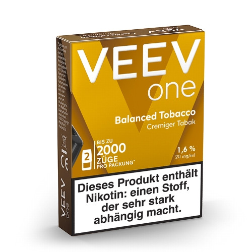 E-Shisha VEEV ONE PODS BALANCED TOBACCO