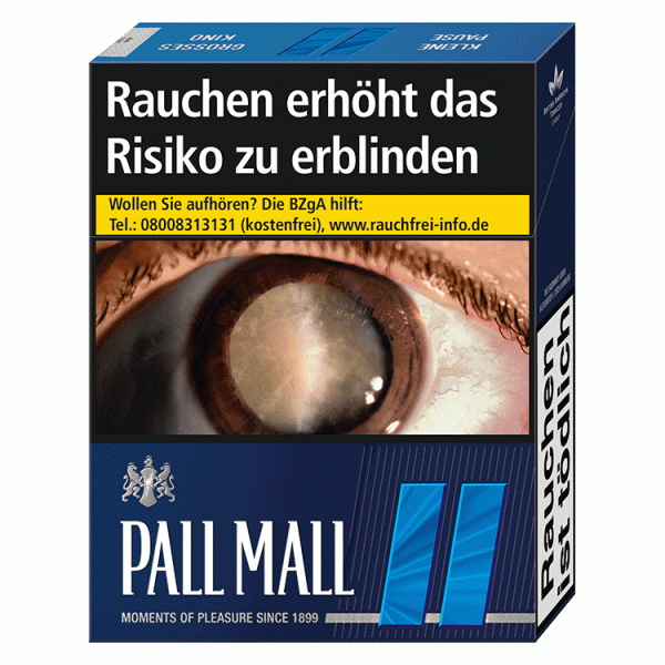 Pall Mall Zigaretten Blue XXL (12x22)