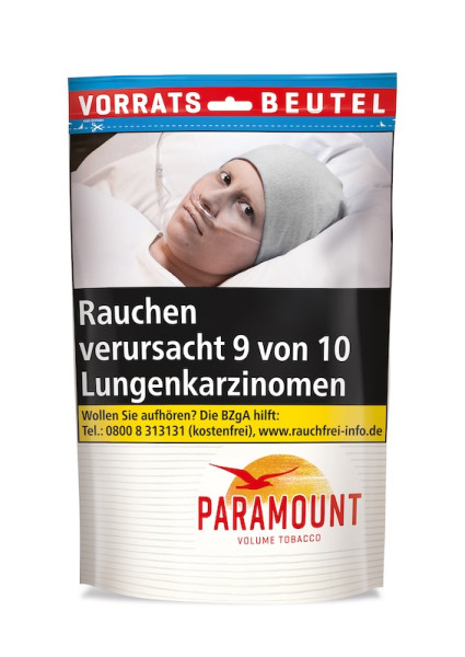 Zigarettentabak PARAMOUNT Beutel Volumen Tobacco 185 Gramm