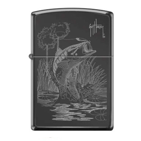 ZIPPO schwarz poliert Guy Harvey Design 2 60007468