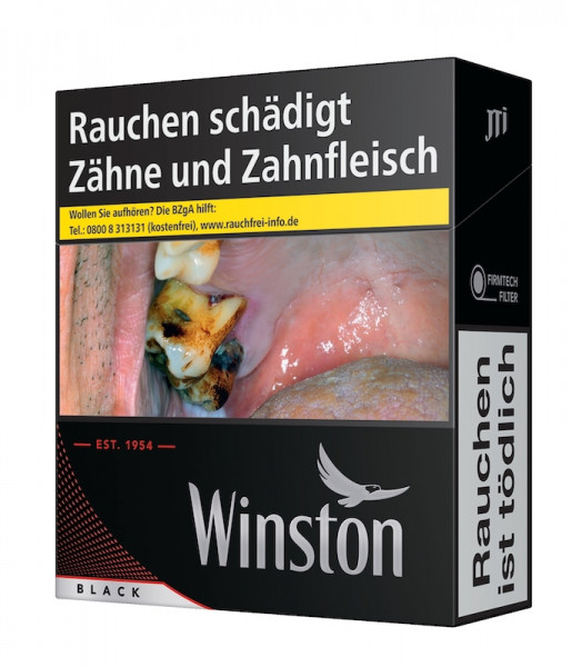 WINSTON Zigaretten Black XXL