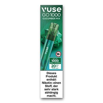 Einweg eZigarette Vuse GO Cucumber Mix 1000 mg bis zu 1000 Puffs