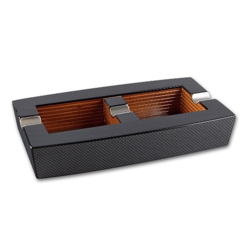 Zigarrenaschenbecher aus Holz Carbon in schwarz naturbraun Online Kaufen, Für nur 65,00 €