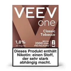 E-Shisha VEEV ONE PODS CLASSIC TOBACCO