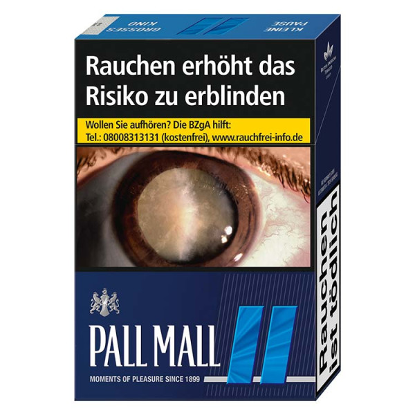 Pall Mall Zigaretten Blue Edition Automatenpackung