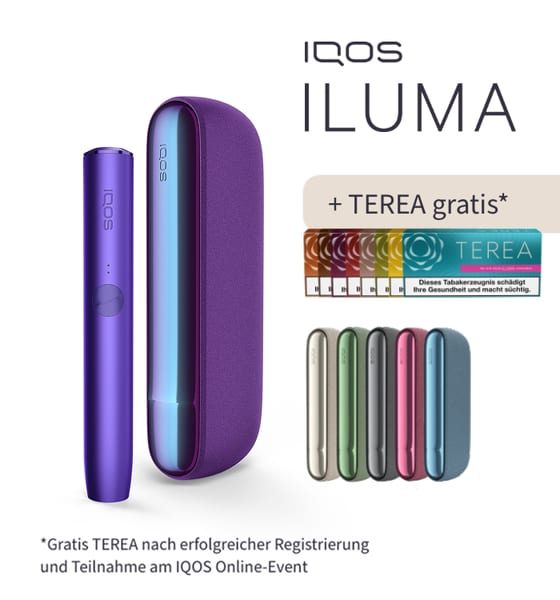 IQOS ILUMA Neon Purple inklusive TEREA Gratis