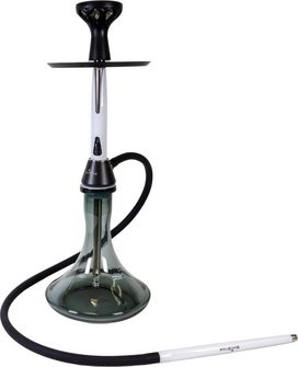 SHISTAR Shisha "Amman" rauchfarben/weiss 1er/59cm