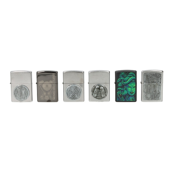 ZIPPO Set Mix 1 mit 6 Zippos