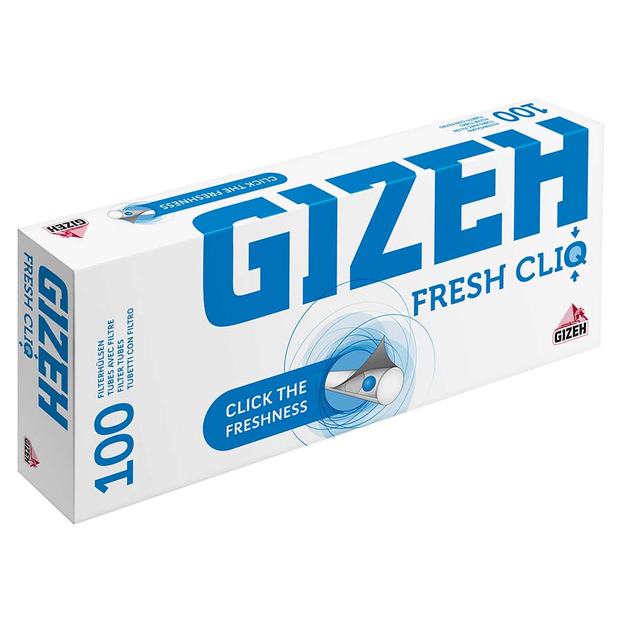 GIZEH MENTHOL 200 Zigtt.-Hülsen (1 Schachtel) - Zigarettenhülsen