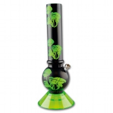 Bong Acryl Pilz gruen 32cm