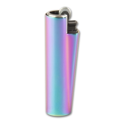 Einwegfeuerzeug Stein CLIPPER Metal Cover Icy 30 Stueck