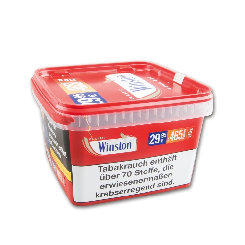 Winston Classic Volumentabak 210 G - Schmeckt Kräftig Und Vollwürzig ...