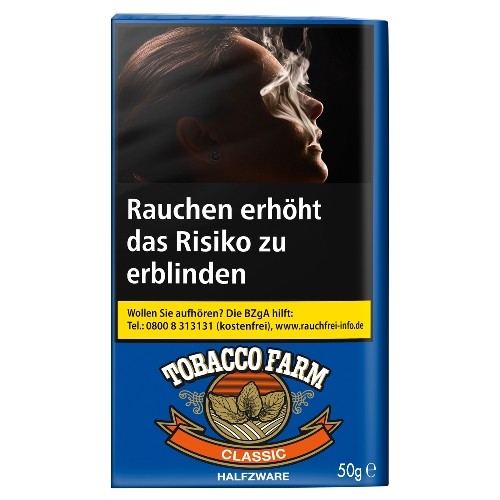 Pouch TOBACCO FARM Halfzware Zigarettentabak 50 Gramm