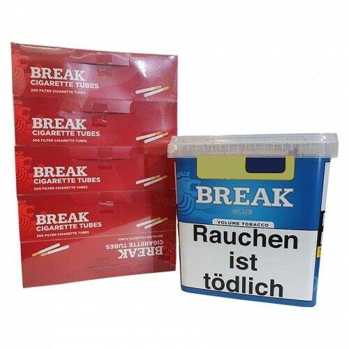 1 x Eimer BREAK Blue 205 Gramm & 1000 Break Hülsen