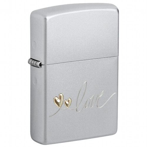 ZIPPO satiniert Heart Design 60006775