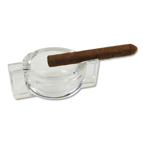 Aschenbecher Zigarre Porzellan Grau Zino