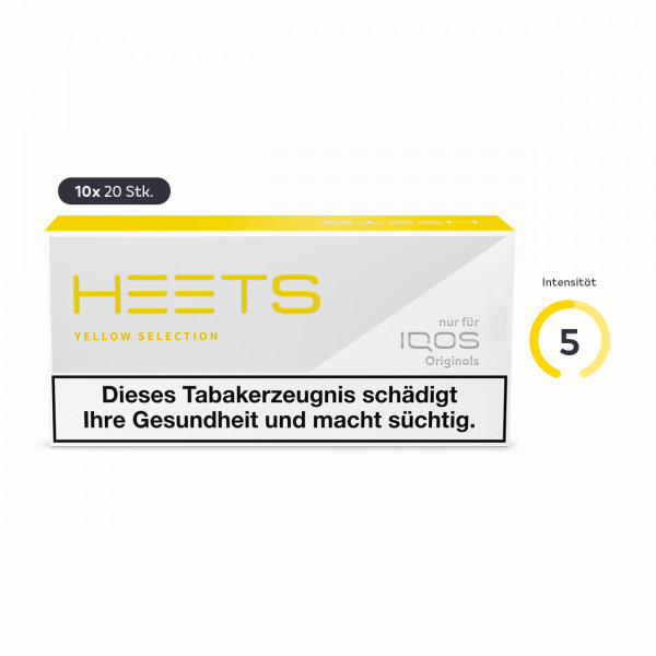 10 Schachteln HEETS Yellow Selection