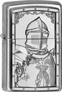 ZIPPO silber antik Plakette "Knights Tale" 2007963