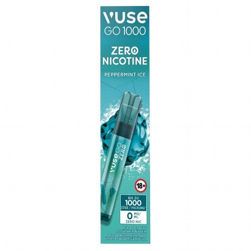 Einweg eZigarette Vuse GO Peppermint Ice 0mg bis zu 1000 Puffs