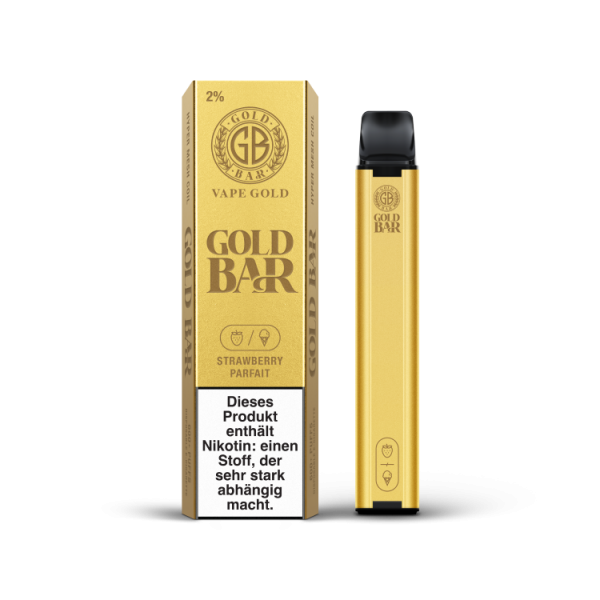 GOLD BAR STRAWBERRY PARFAIT 20mg