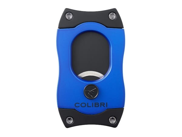 COLIBRI Zigarrenabschneider "S-Cut II" blau/schwarz 26mm