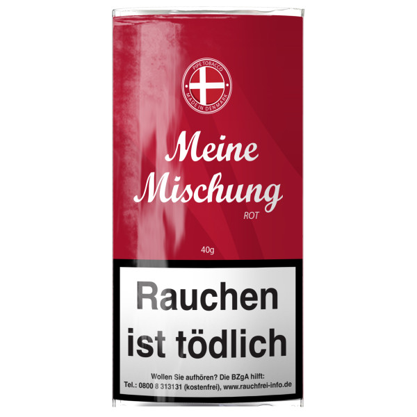 Pfeifentabak Meine Mischung Rot 40 Gramm