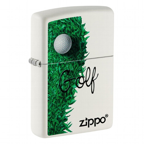 ZIPPO wei§ matt Golf Design 60006141