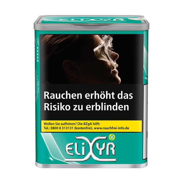 ELIXYR+ Cigarette Tobacco 108 Gramm (GRÜN)