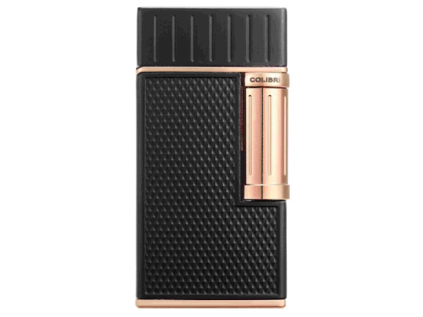 COLIBRI Feuerzeug "Julius II" schwarz/rosegold