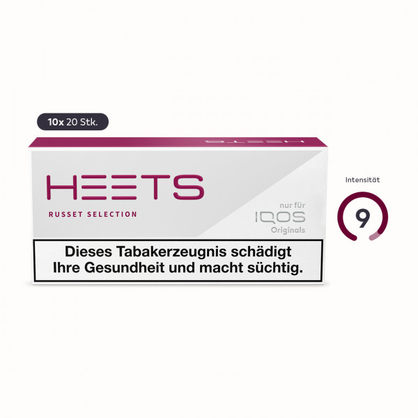 10 Schachteln HEETS Russet Selection