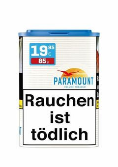 Zigarettentabak PARAMOUNT Blue Dose 85 Gramm