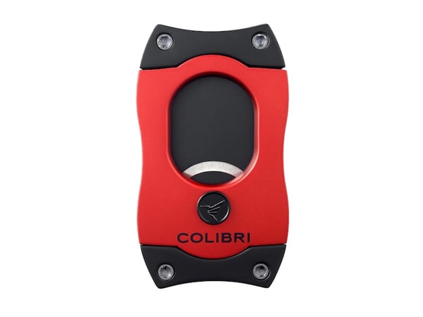 COLIBRI Zigarrenabschneider "S-Cut II" rot/schwarz 26mm