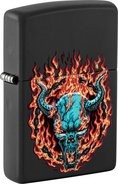 ZIPPO schwarz 3D-Druck "Burning Devil" 60007048