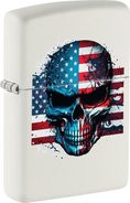 ZIPPO weiss color "Skull Flag" 60007288