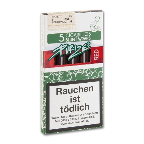 PURIZE Red 5 Zigarillos Online Kaufen, Für nur 1,95 €