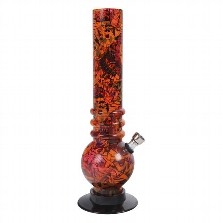 Bong Acryl Graffity rot 26 cm